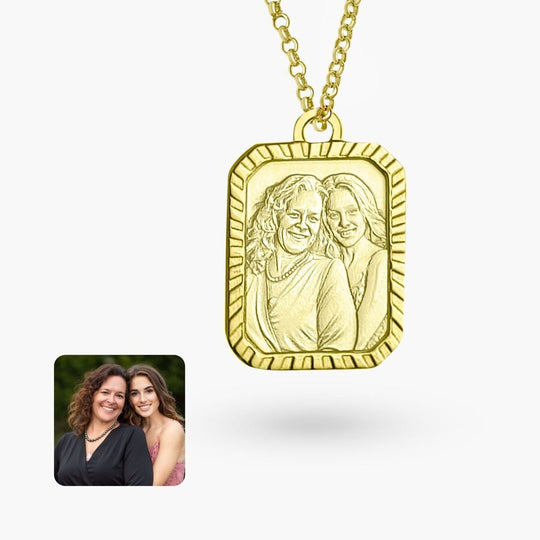 Anhänger mit Goldrahmen, 925 Silber