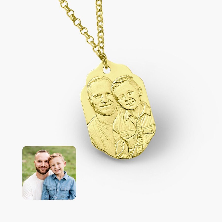 Anhänger in geschwungener Rechteckform, 925 Silber