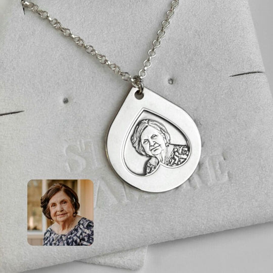 Tropfenanhänger, 925 Silber