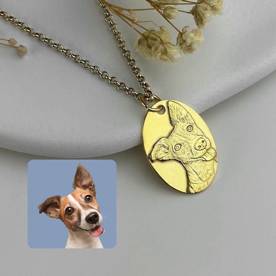 Oval Pendant, 925 Sterling Silver