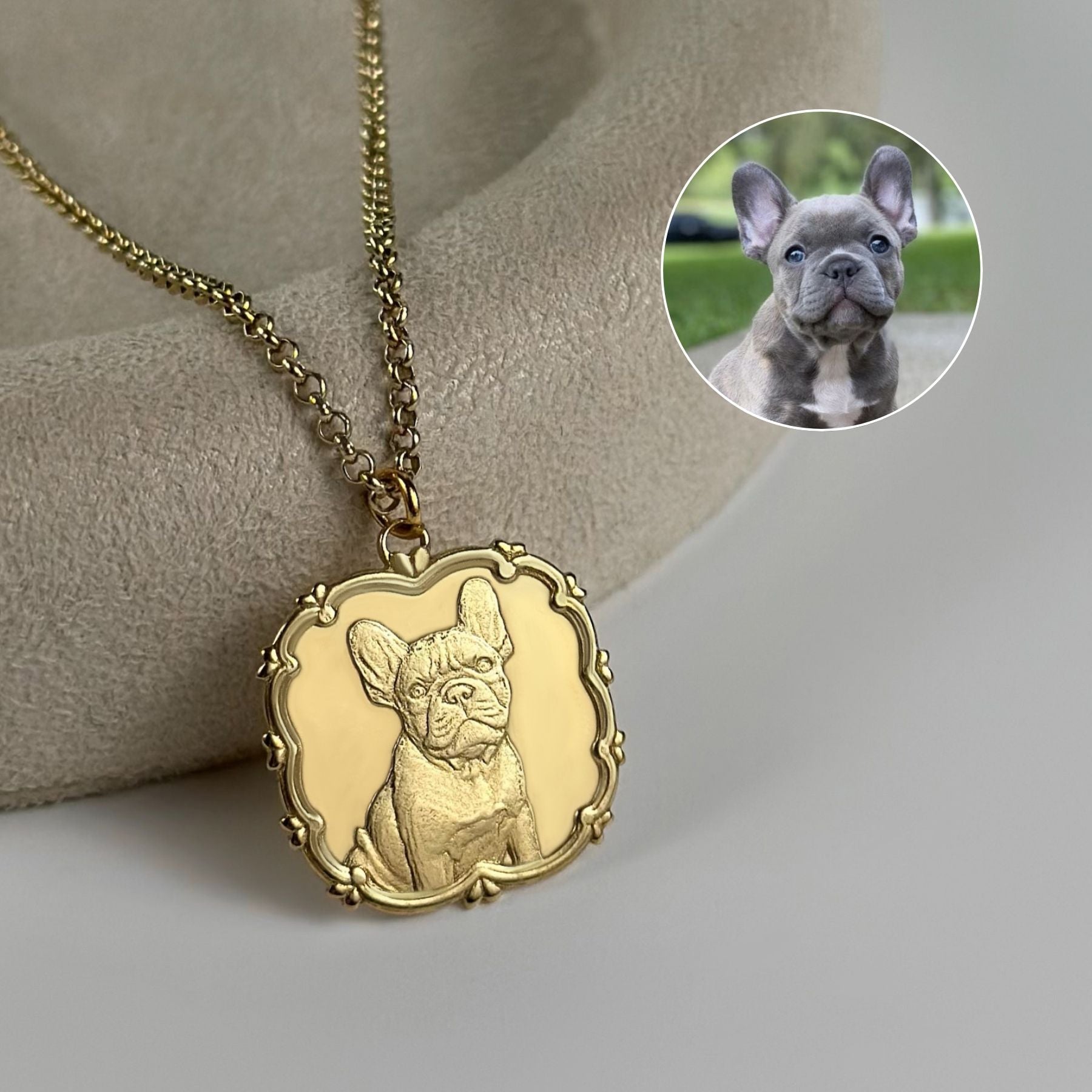 Framed Pendant, 925 Silver