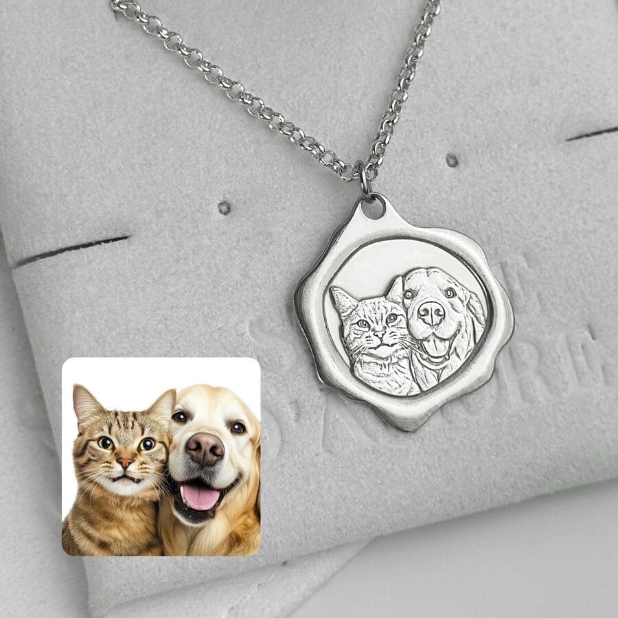 Siegel-Anhänger, 925 Silber