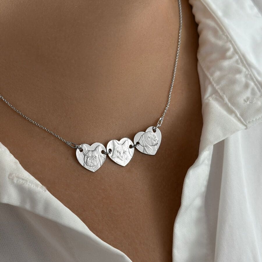 Dreifach-Anhänger, 925 Silber