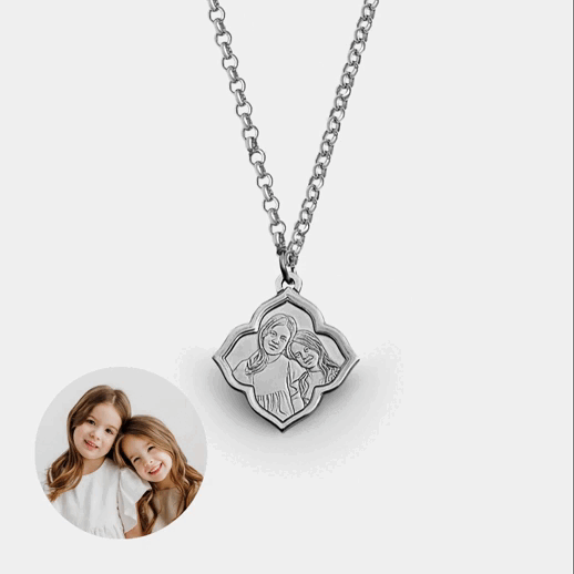 Quatrefoil Pendant, 925 Silver