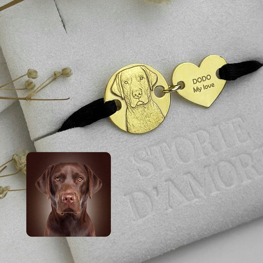 Armband mit Rund- & Herz-Charm, 925 Silber