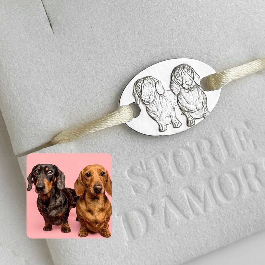 Big Oval Bracelet, 925 Silver