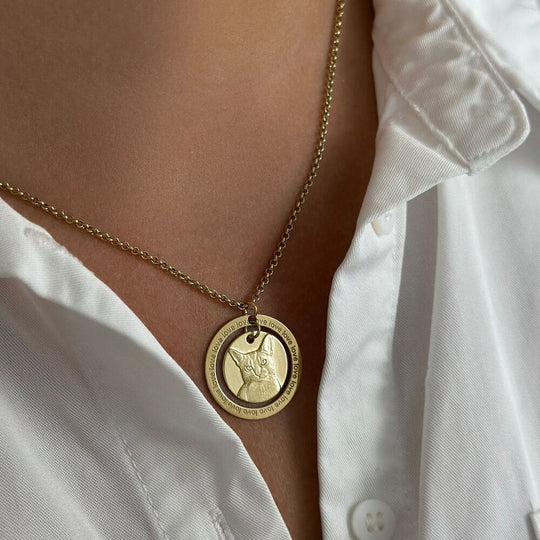 Runder Anhänger, 925 Silber