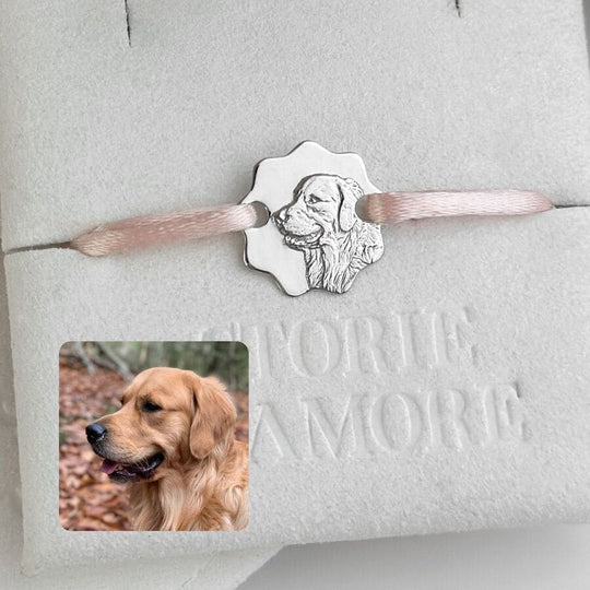 Armband mit Blumenanhänger, 925 Silber