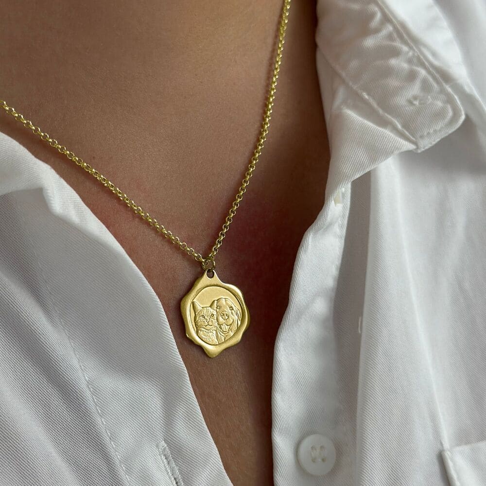 Siegel-Anhänger, 925 Silber