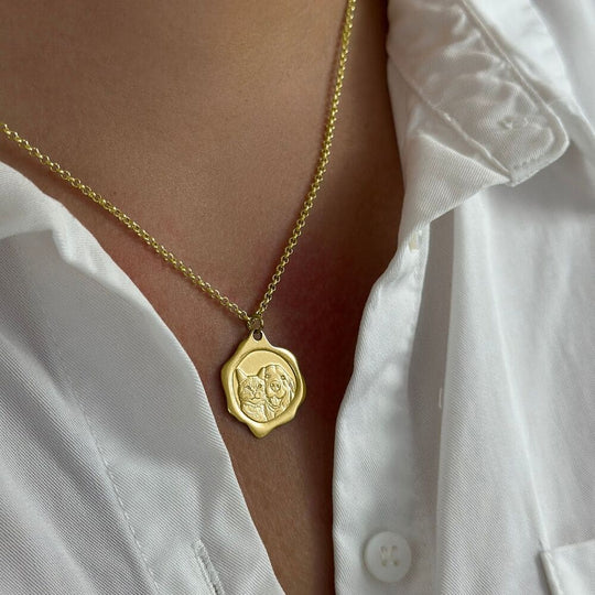 Siegel-Anhänger, 925 Silber