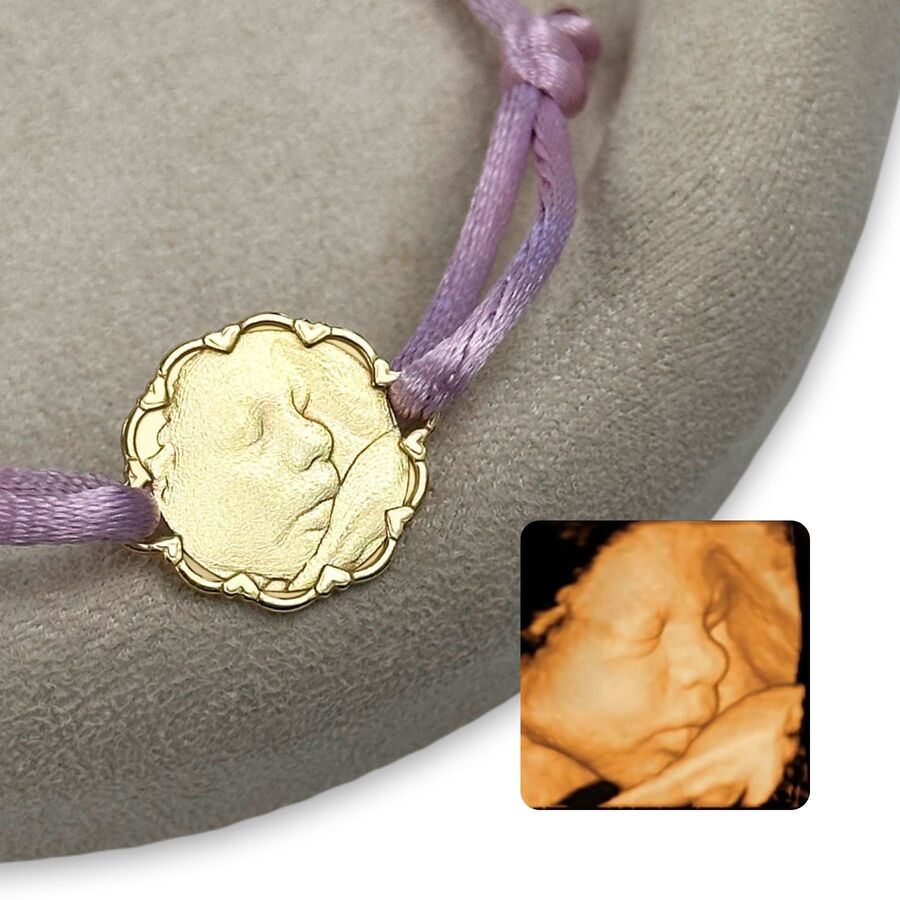 Ornamental Round Pendant, 925 Silver