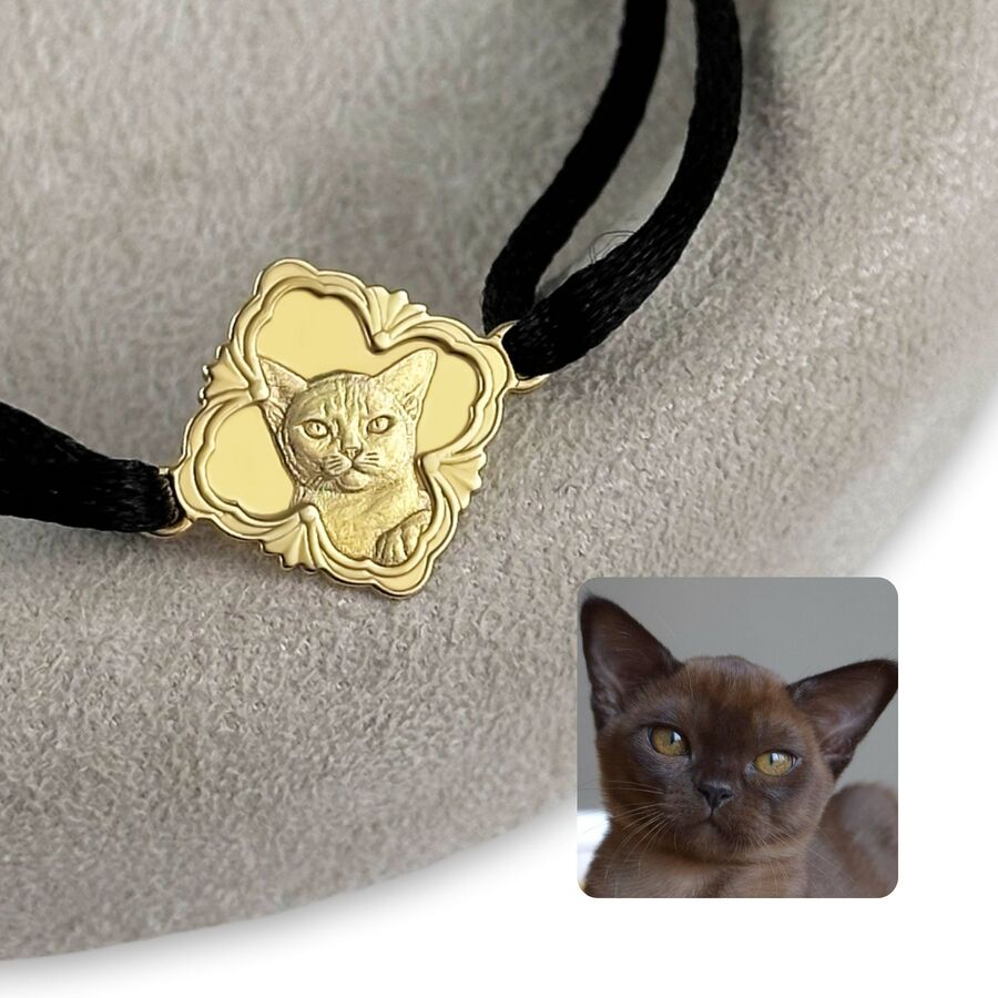 Elegantes Armband mit Blumenmotiv, 925 Silber