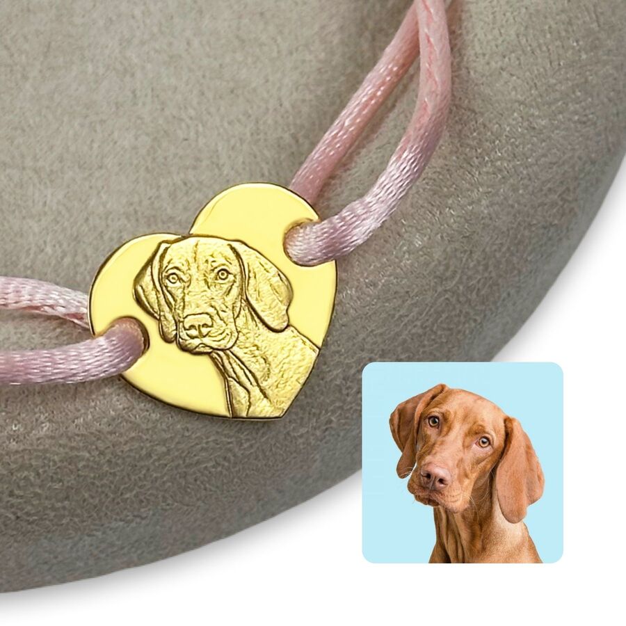 Armband mit großem Herz, 925 Silber