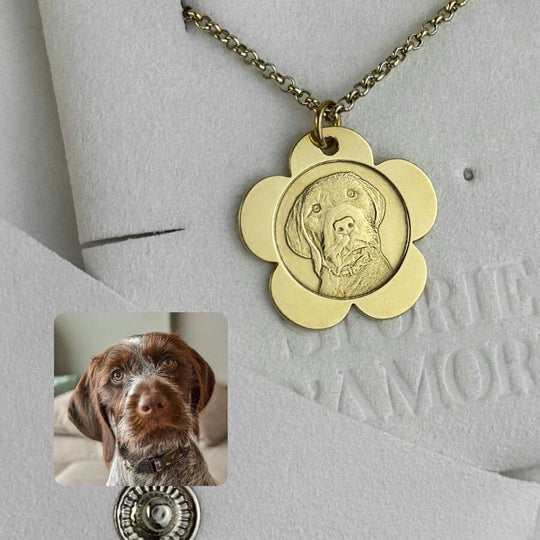 Anhänger in Blütenform, 925 Silber