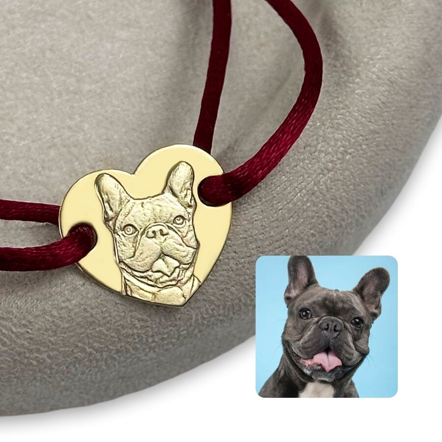 Bracelet avec grand cœur, argent 925