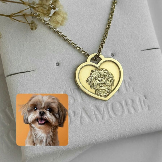 Heart-Shaped Pendant, 925 Silver