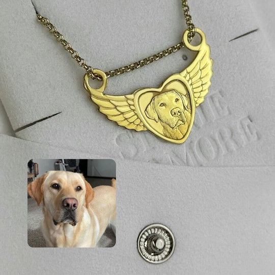 Engelsherz-Anhänger, 925 Silber