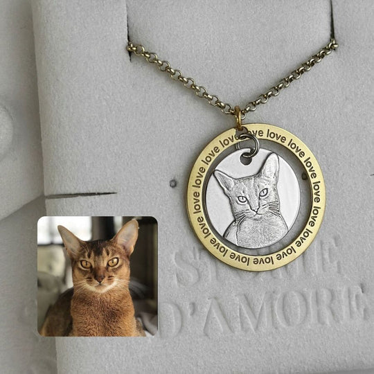 Runder Anhänger, 925 Silber