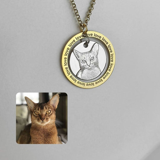 Runder Anhänger, 925 Silber