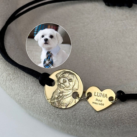 Armband mit Rund- & Herz-Charm, 925 Silber