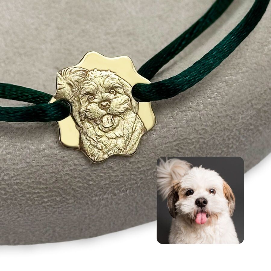 Armband mit Blumenanhänger, 925 Silber