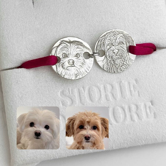 Armband mit zwei Charms, 925 Silber