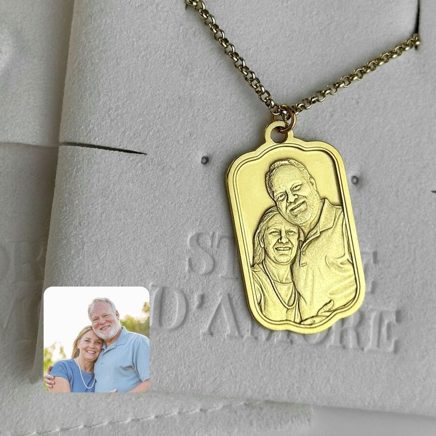 Anhänger mit Rahmen, 925 Silber