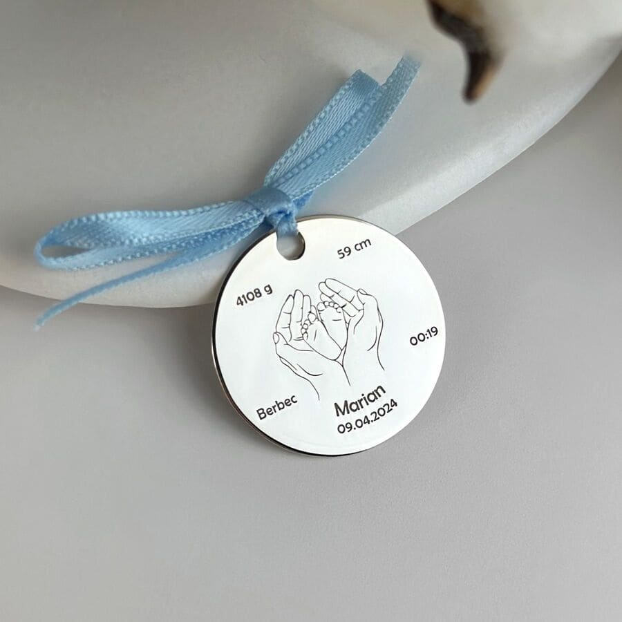 Pièce personnalisée, 25 mm (argent 925)