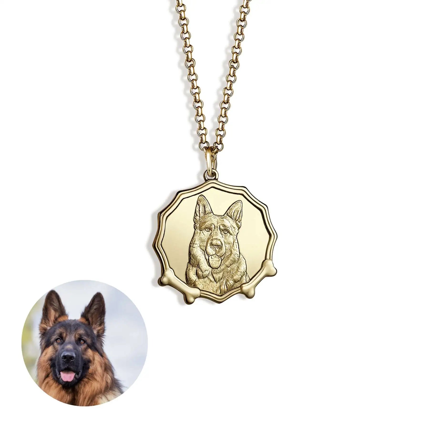 Medal Pendant, 925 Silver