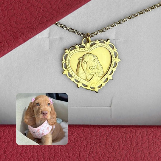 Filigree Heart Pendant, 925 Silver