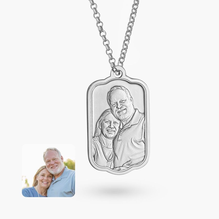 Anhänger mit Rahmen, 925 Silber