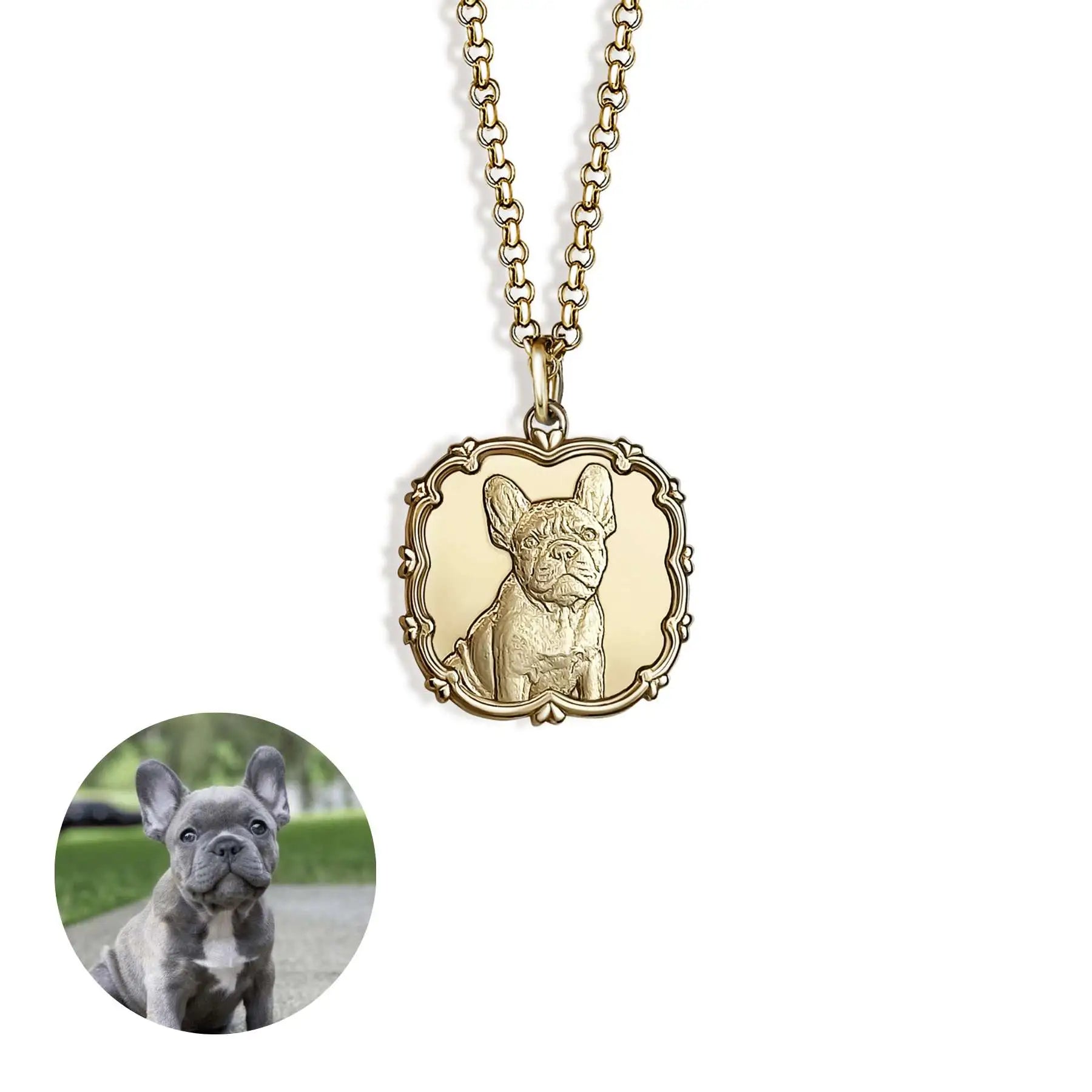 Framed Pendant, 925 Silver