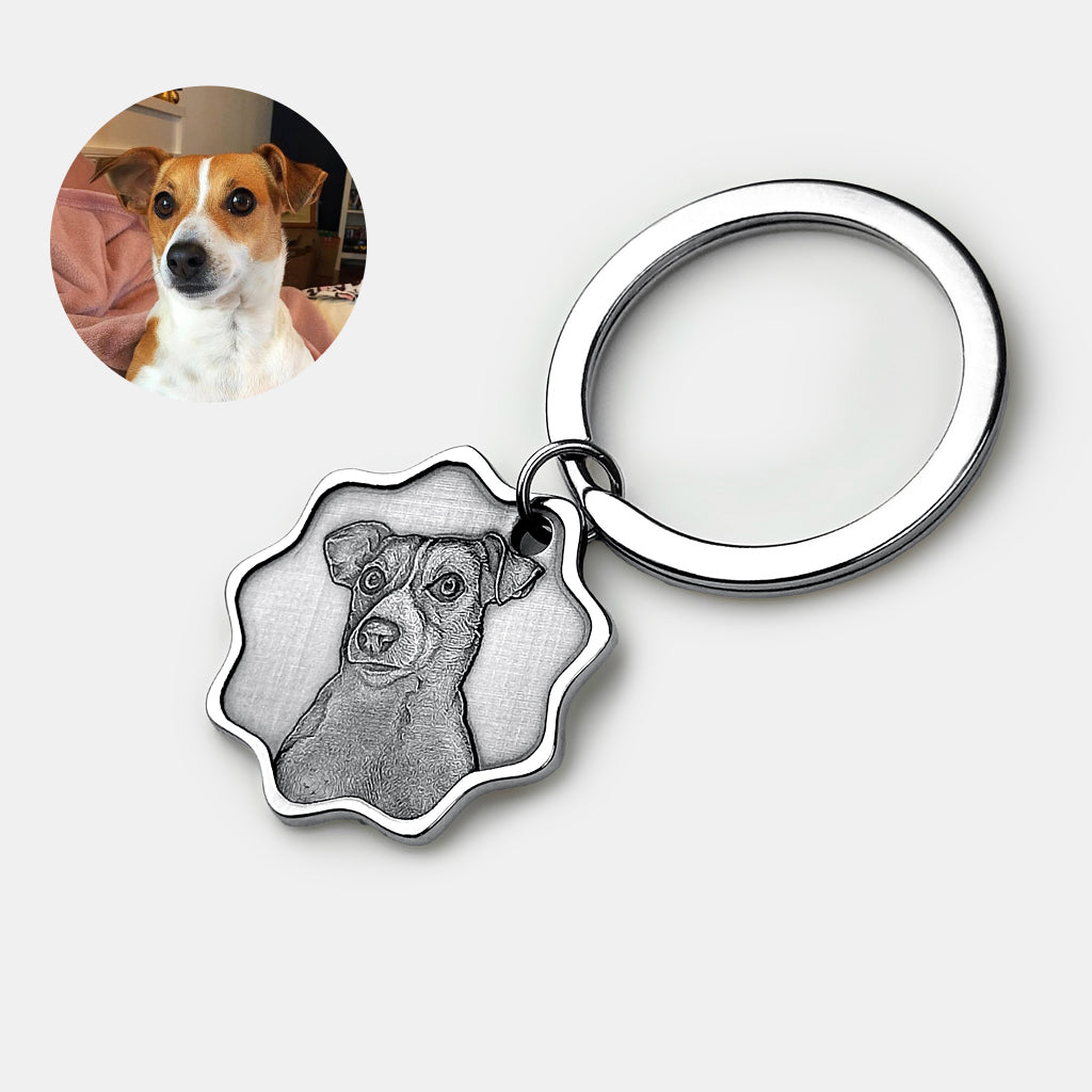 Modern Keychain "Tiny Love"