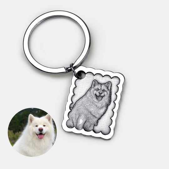 Moderner Schlüsselanhänger „Warme Erinnerung“