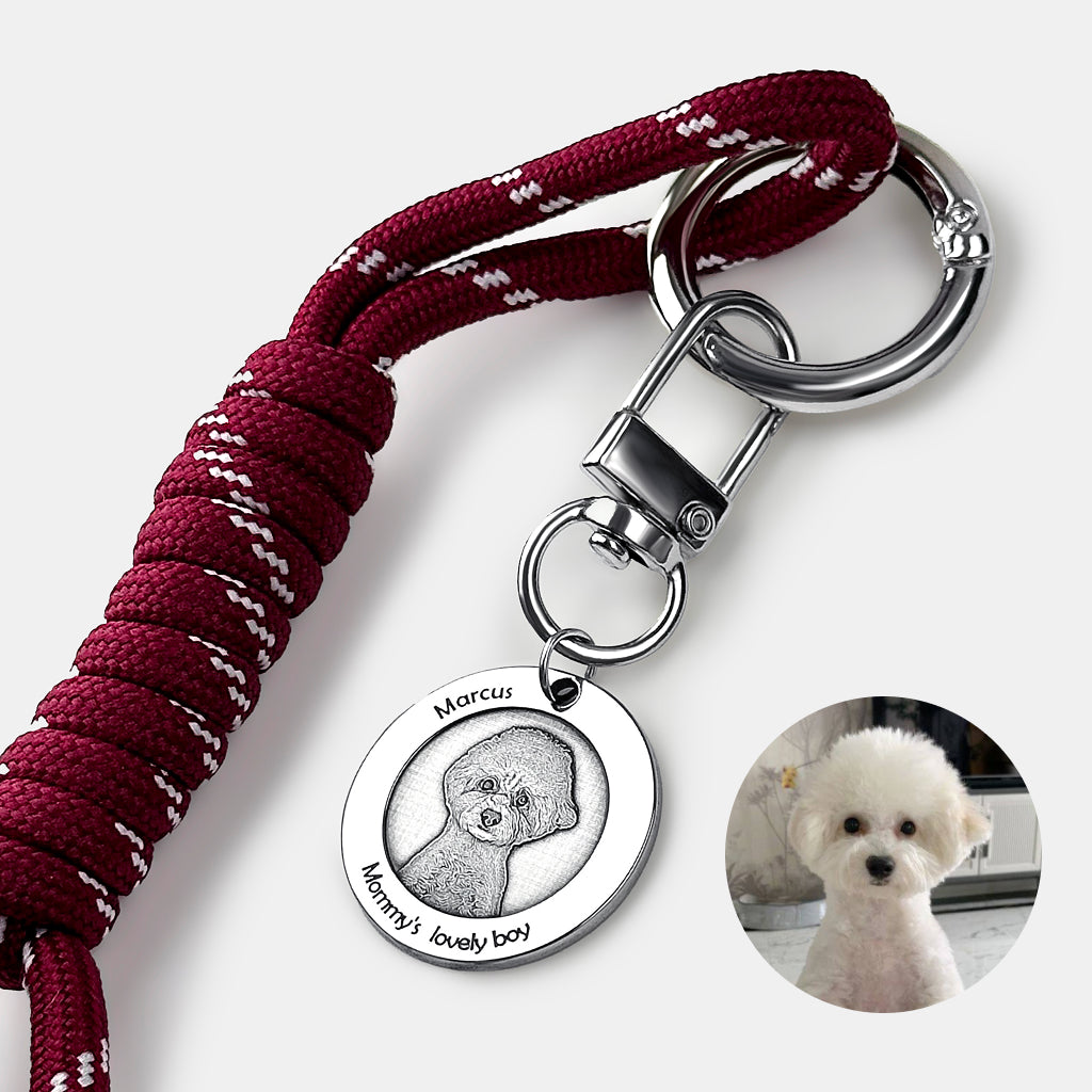 Runder Schlüsselanhänger „Mein Glücksstern“