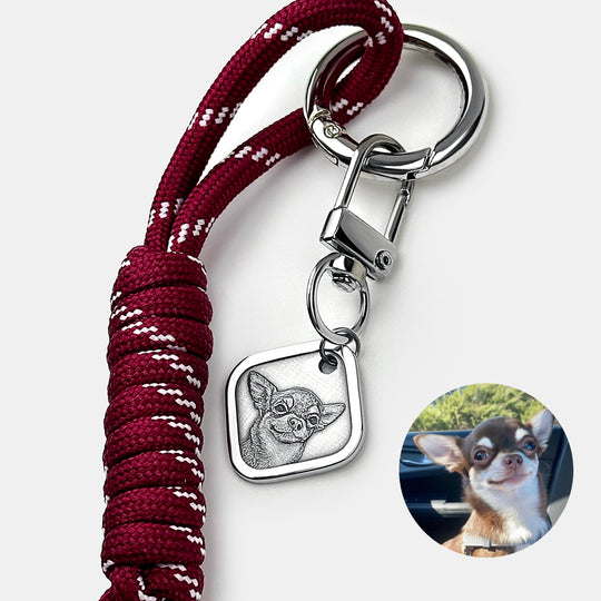 Moderner Schlüsselanhänger „Meine kleine Seele“