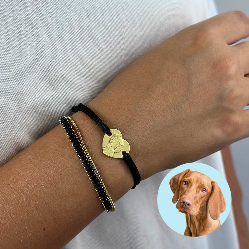 Armband mit großem Herz, 925 Silber