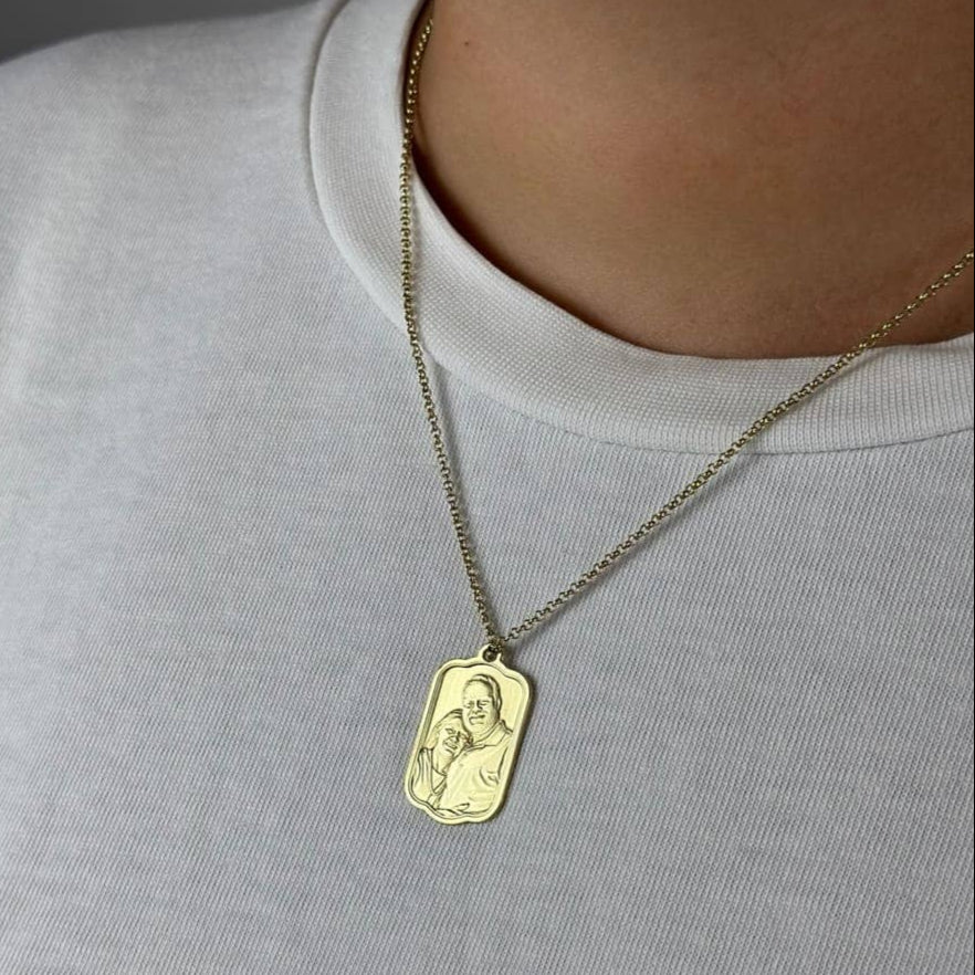 Anhänger mit Rahmen, 925 Silber