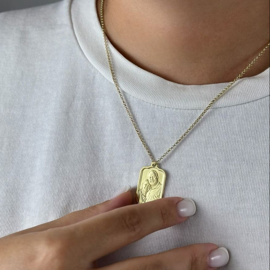 Anhänger mit Rahmen, 925 Silber