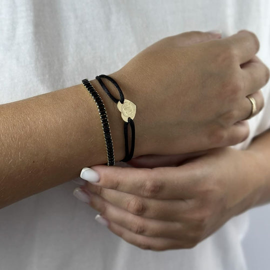 Armband mit Herz in mittlerer Größe, 925 Silber