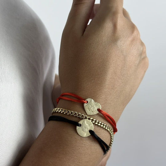 Armband mit Herz in mittlerer Größe, 925 Silber