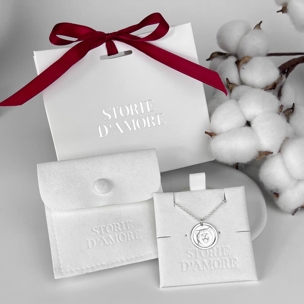 Circle Frame Pendant, 925 Silver