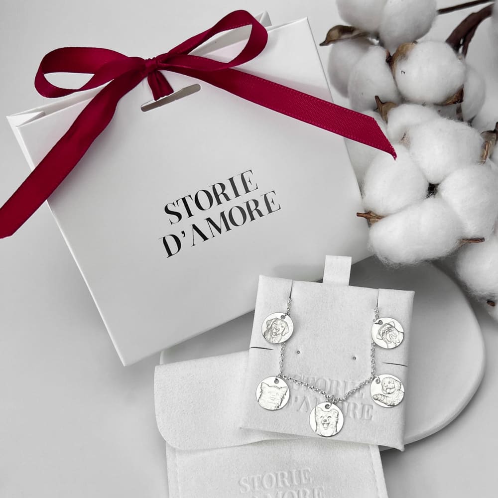 Armband mit mehreren Charms, 925 Silber