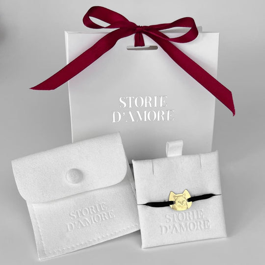 Katzenkopf-Armband, 925 Silber