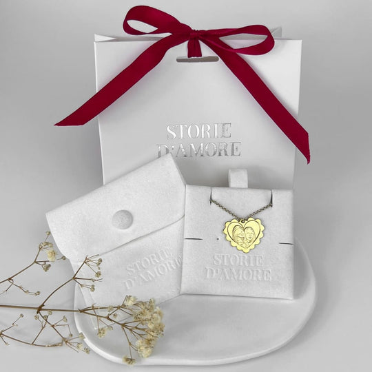 Dekorativer Herzanhänger, 925 Silber