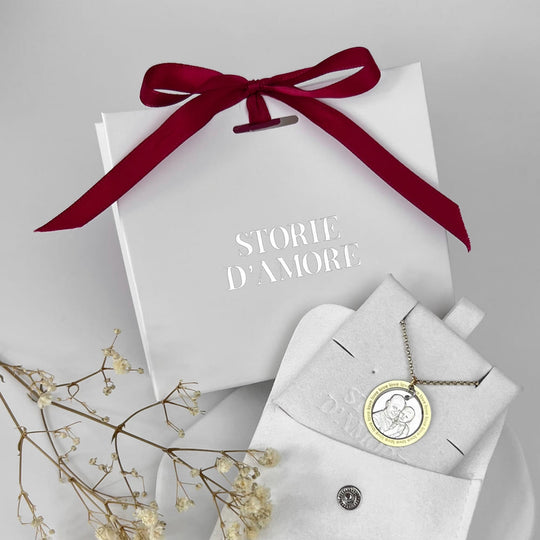 Round Pendant with Engraved Frame, 925 Silver