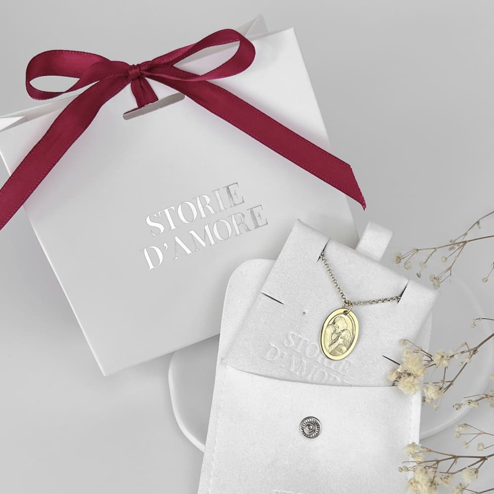 Ovaler Anhänger mit Rahmen, 925 Silber