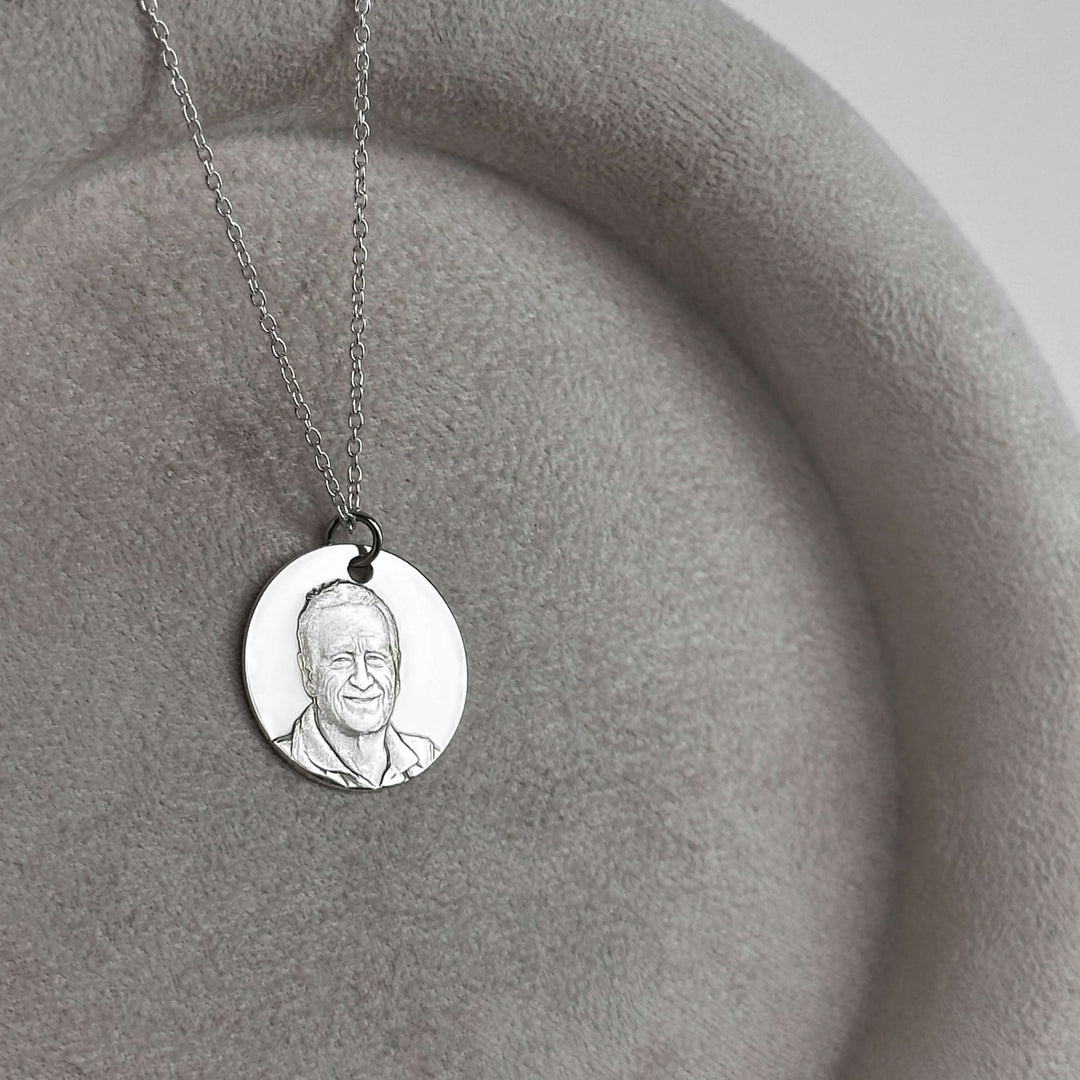 Runder Anhänger, 925 Silber