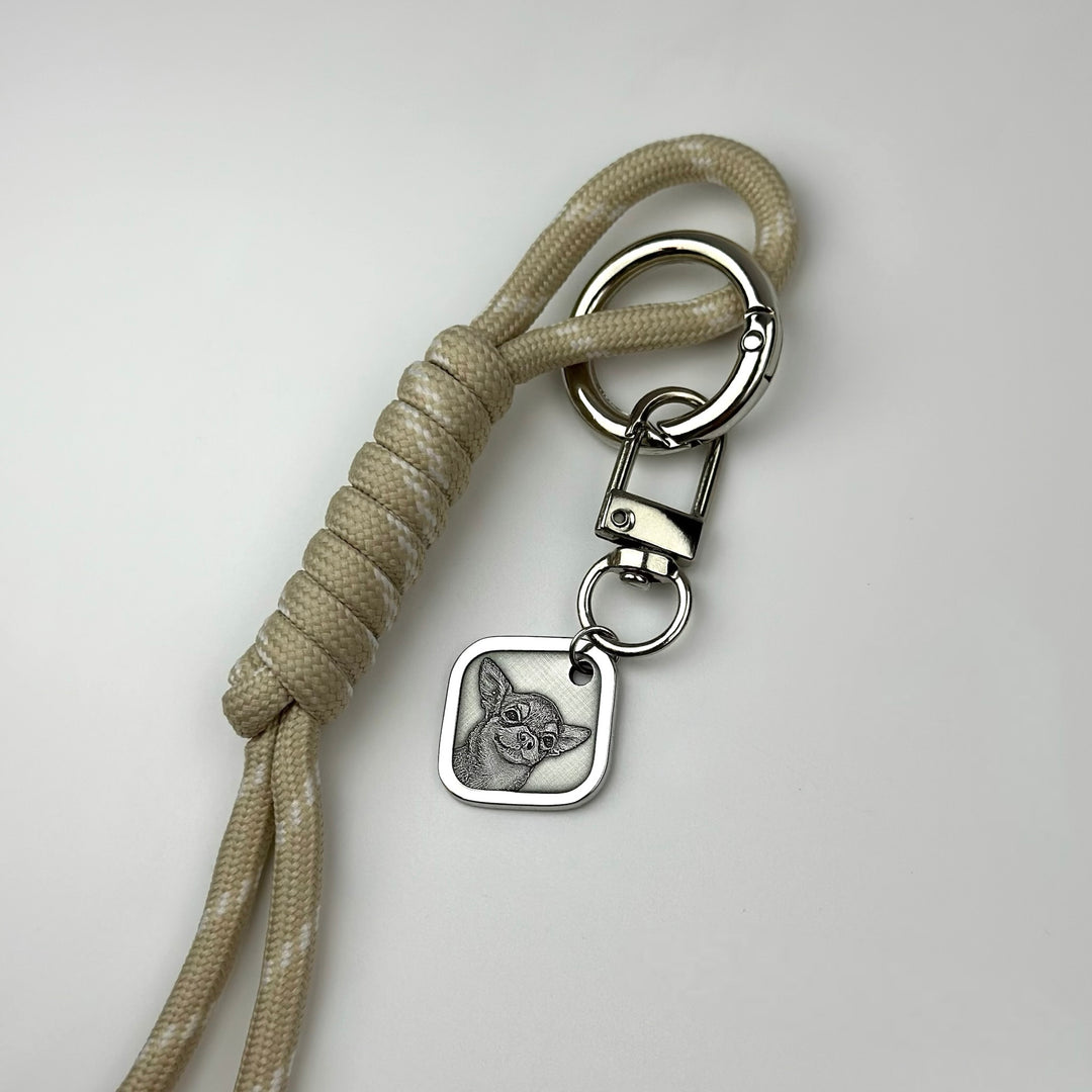 Moderner Schlüsselanhänger „Meine kleine Seele“