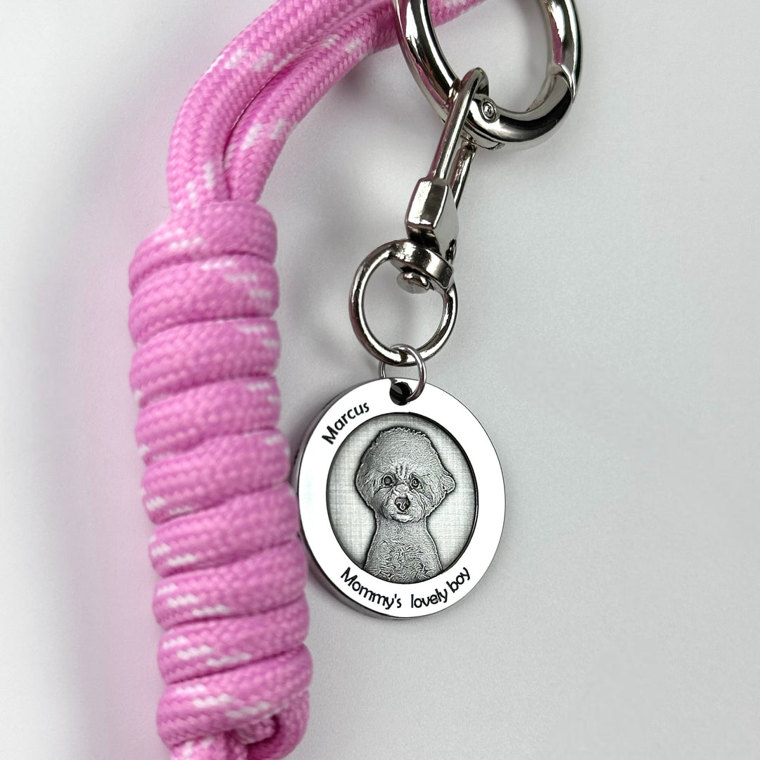 Runder Schlüsselanhänger „Mein Glücksstern“